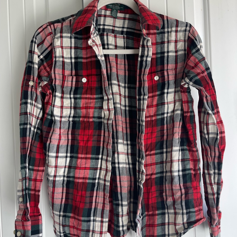 Plaid button up